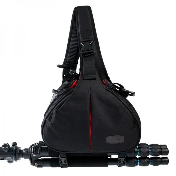 Caden K1 Triangle Shoulder Camera Bag Lite Version - Black