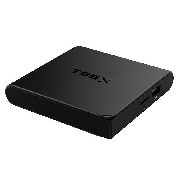 T95X Amlogic S905X TV Box 1G ROM + 8GROM  Android 6.0 OS EU Plug Black