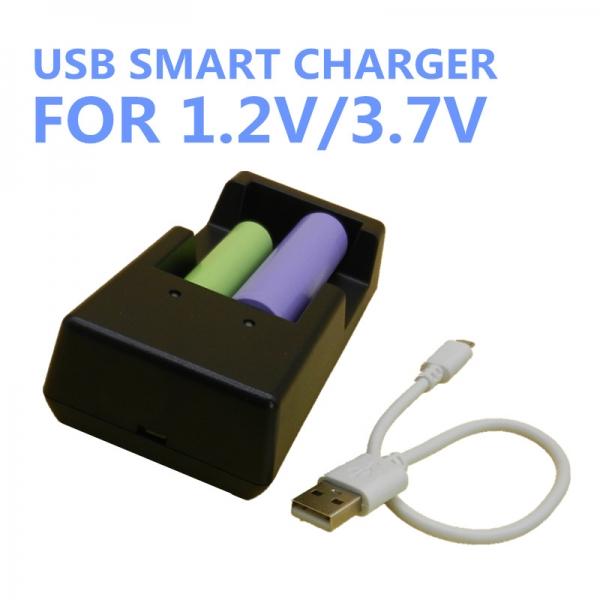 Dual USB 2 Slots Battery Charger for AA / AAA Batteries