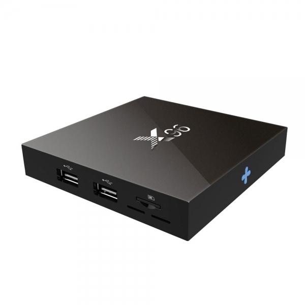 X96 Amlogic S905X Quad Core 2G/16G Android 6.0 4K TV Box Marshmallow Wifi HDMI US Plug Black