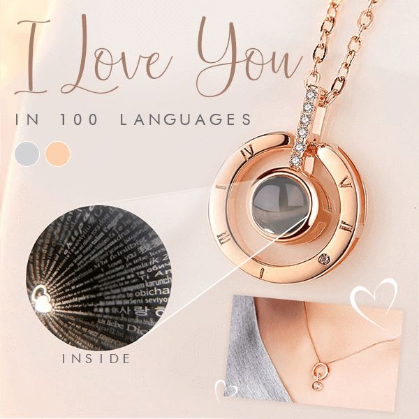 100 Languages "I Love You" Necklace